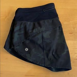 Camo lululemon shorts